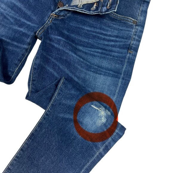 Citizens of Humanity Elsa Mid Rise Slim Fit Crop Jeans Size 26 Button Fly Taos - Picture 8 of 15